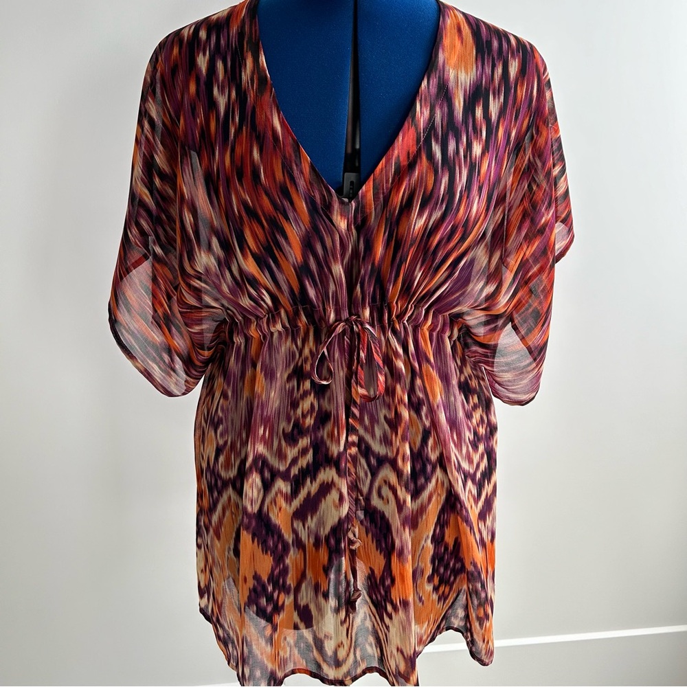CABI tribal print blouse